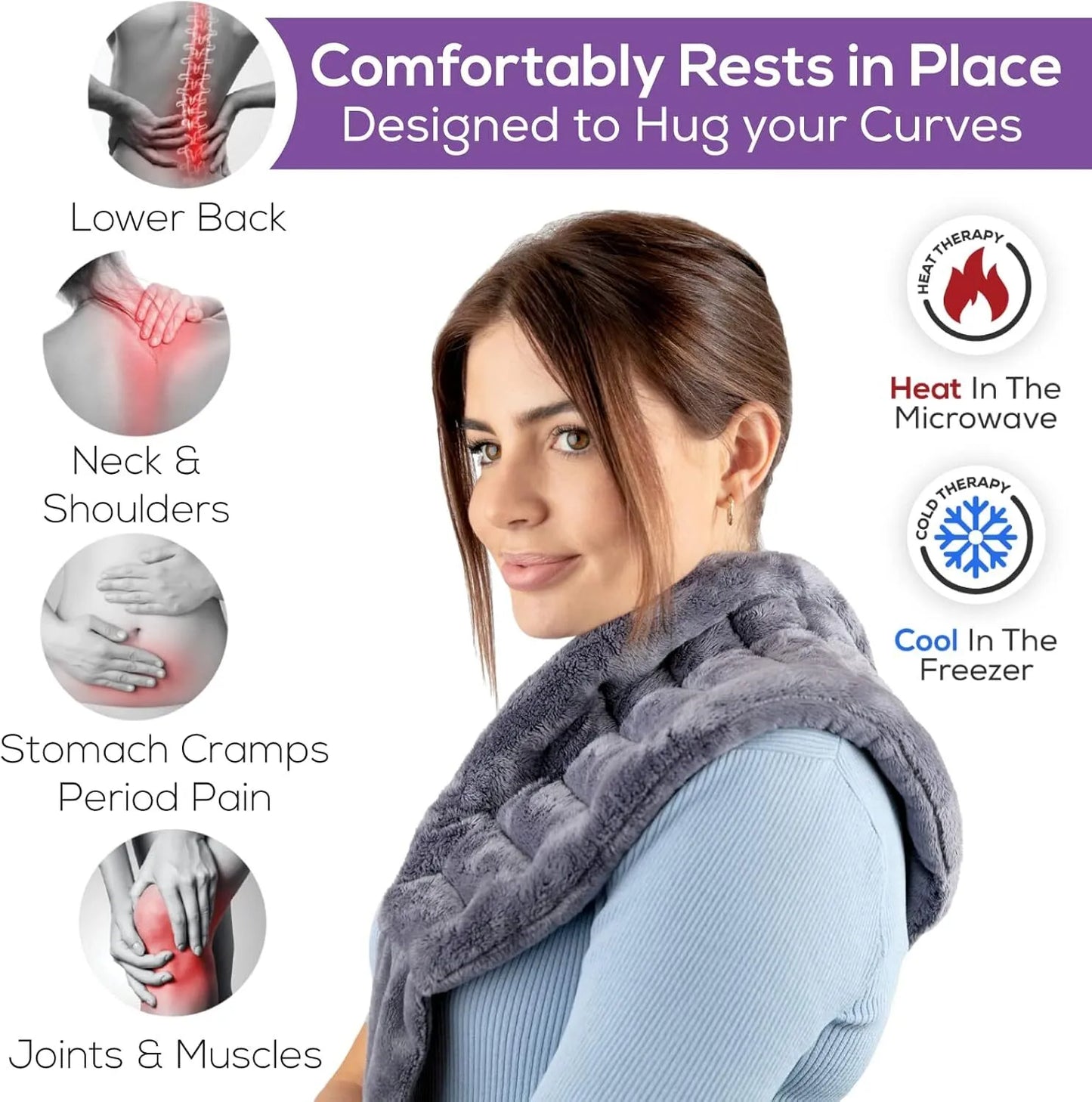 Microwave Heating & Cooling Pad for Body