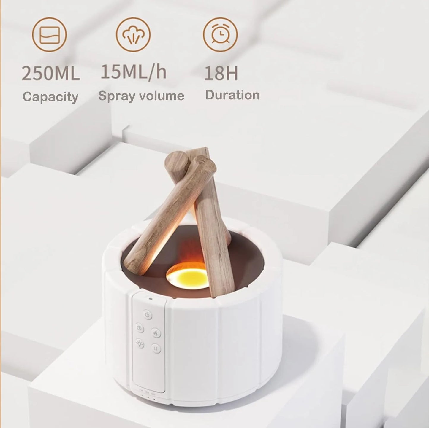 🔥250ml Wooden Cool Mist Humidifier🔥(+100% Pure Essential Oil Set)