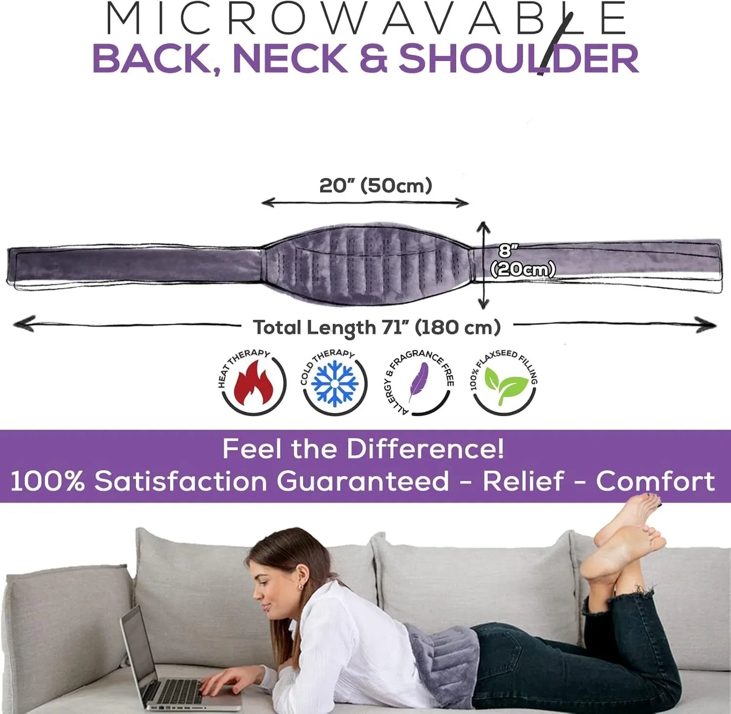 Microwave Heating & Cooling Pad for Body