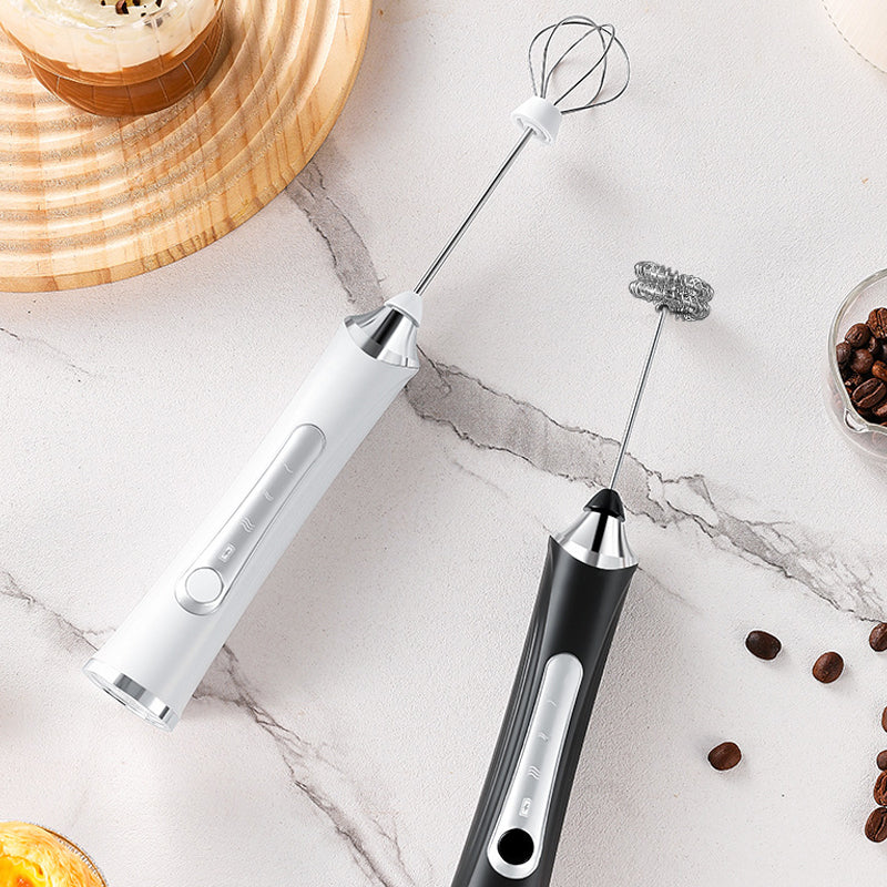 Mini Portable Electric Frother Set